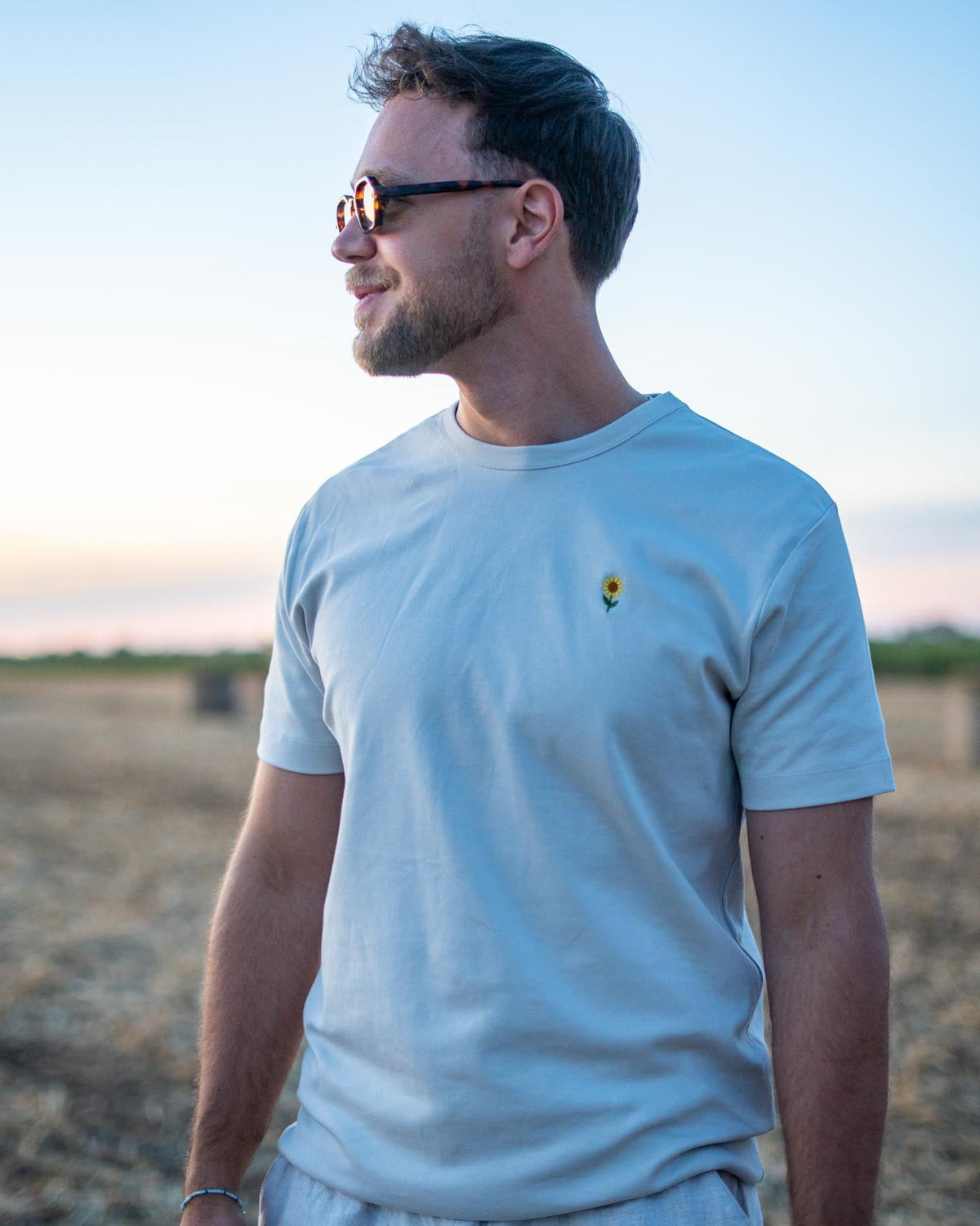T-Shirt mit Sonnenblume