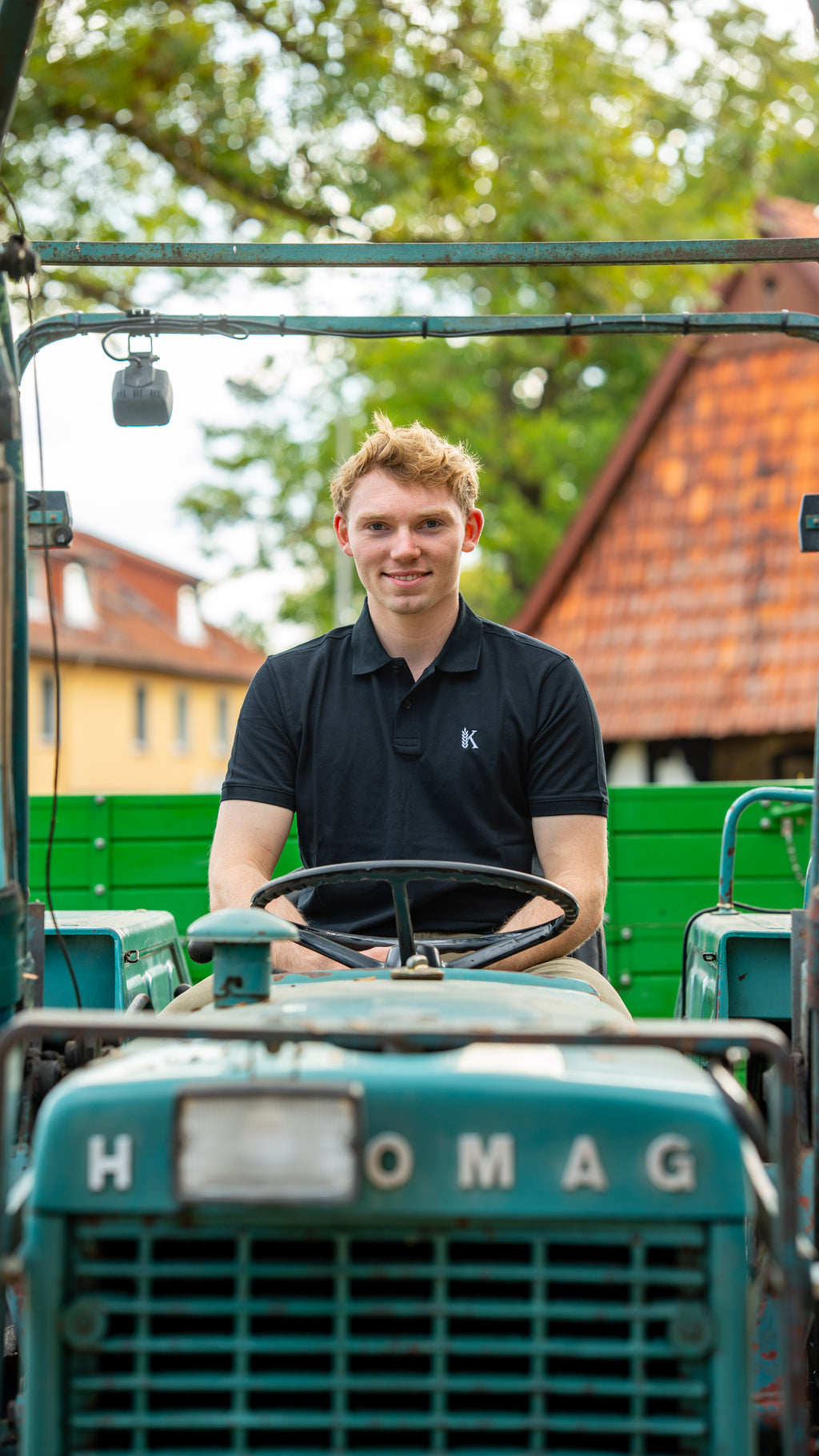 Poloshirt schwarz