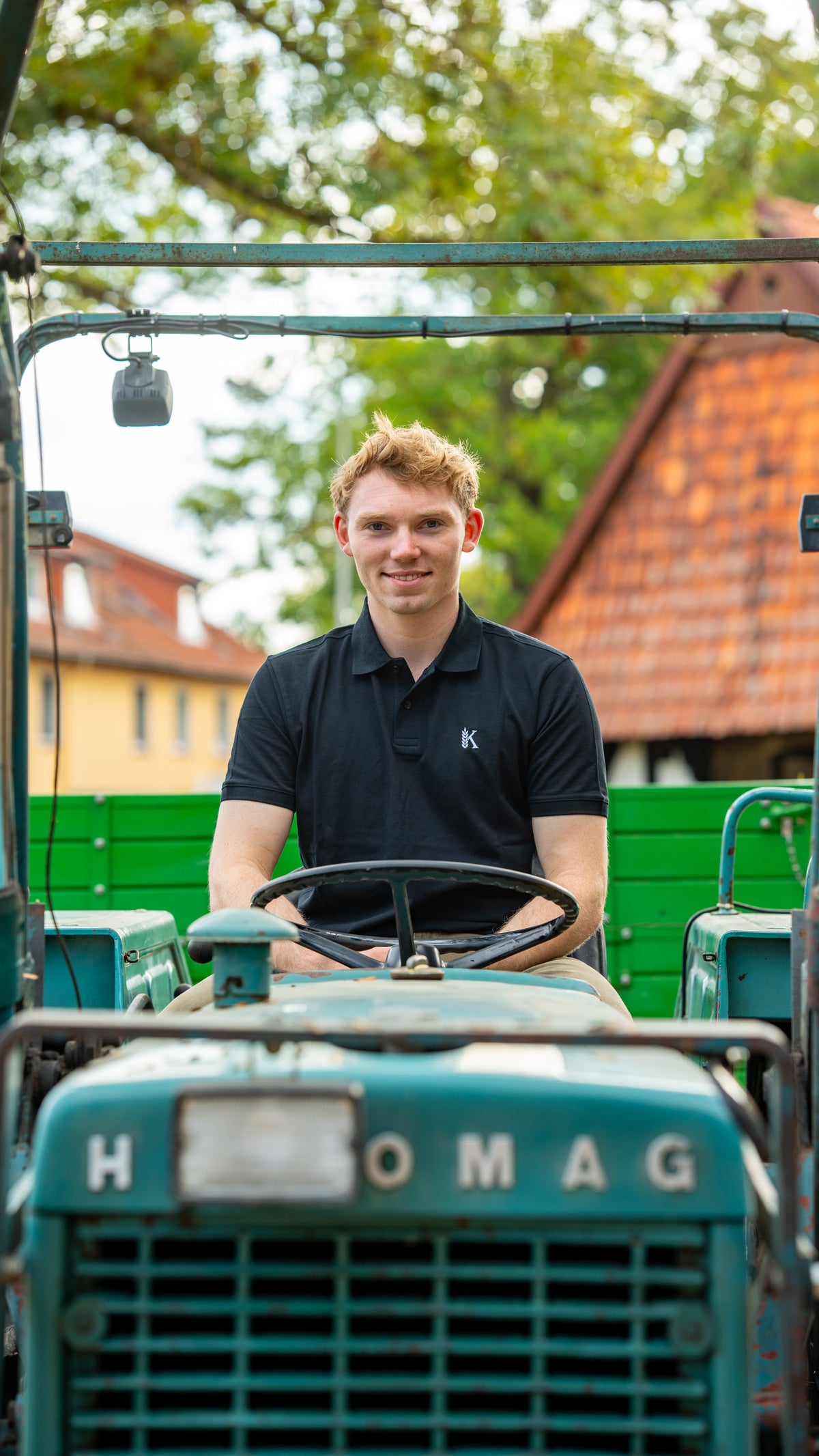 Poloshirt schwarz