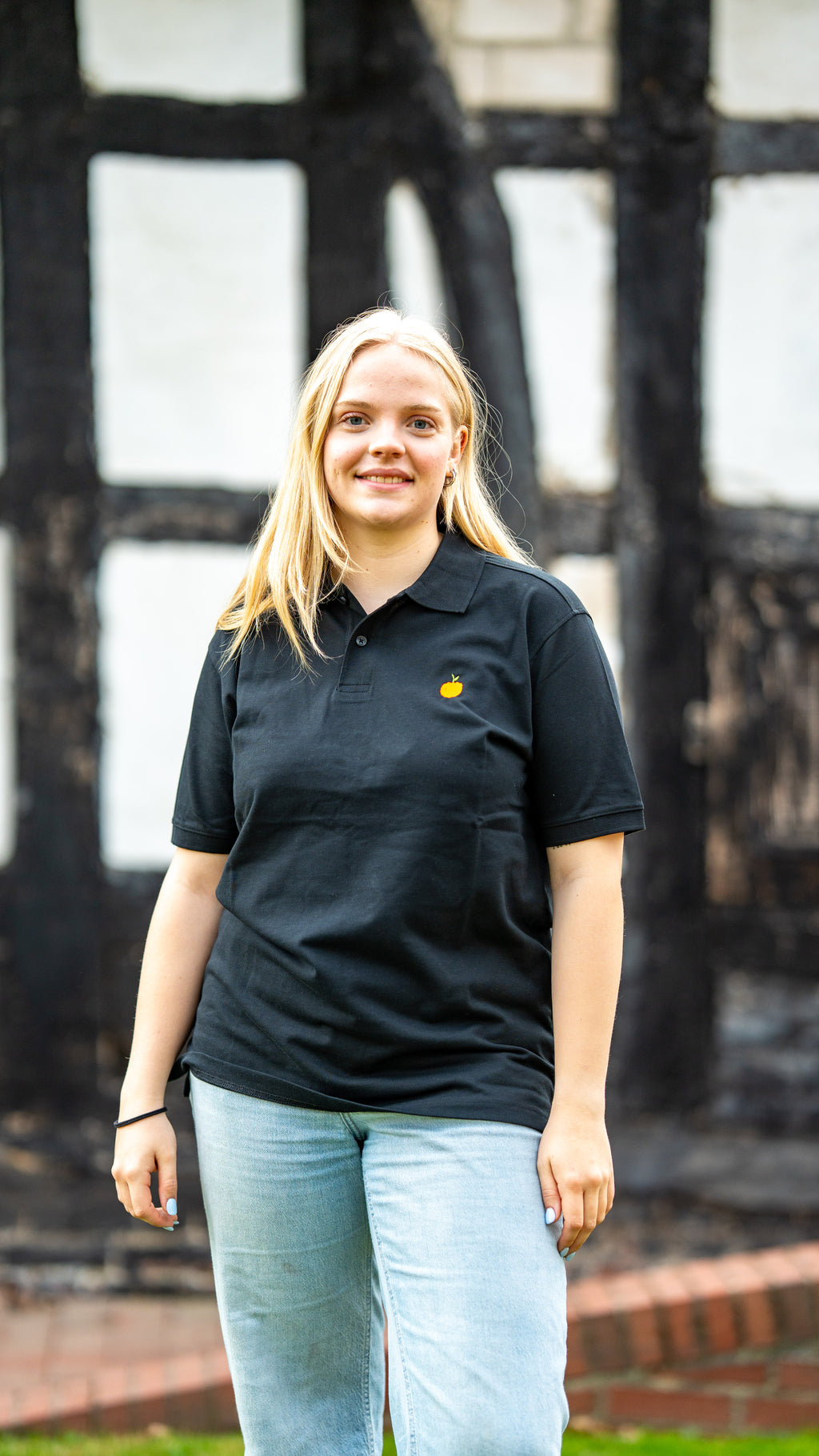 Poloshirt schwarz