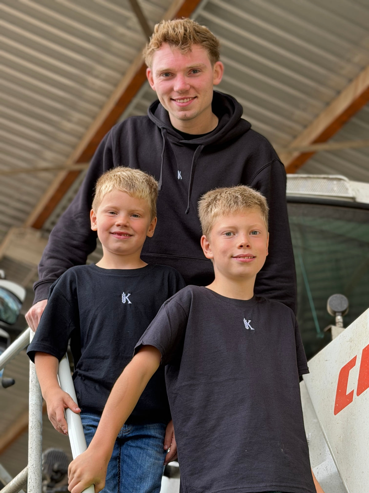 Kinder T-Shirt schwarz